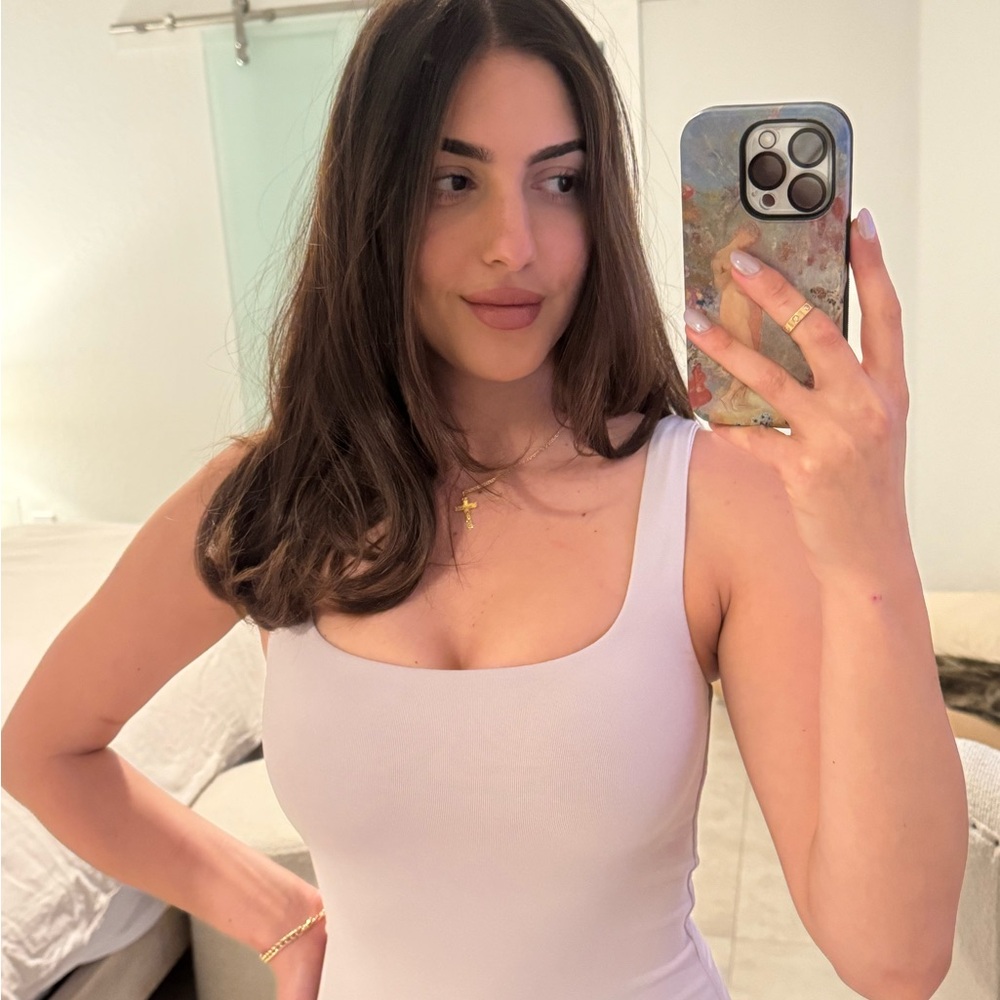 Lilac Aritzia Bodycon Midi Dress
